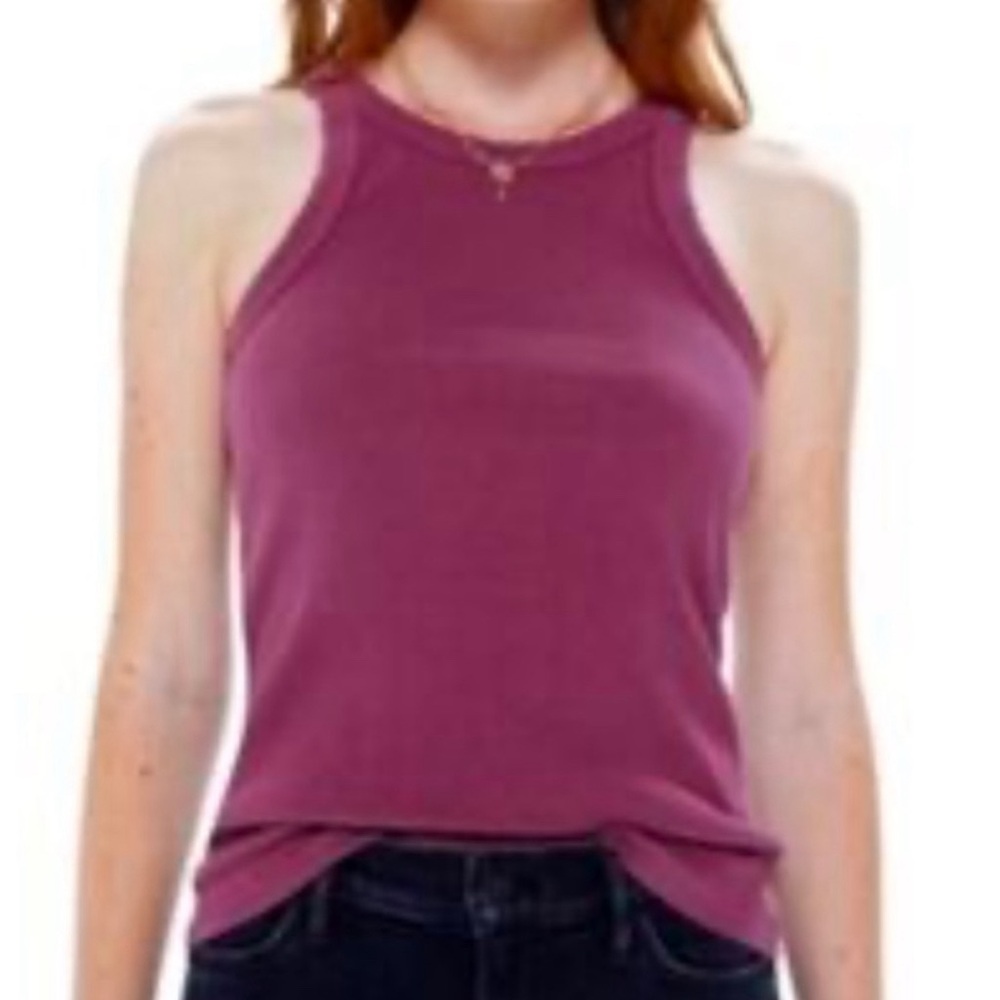 MOTHER Women's Purple Tank Top